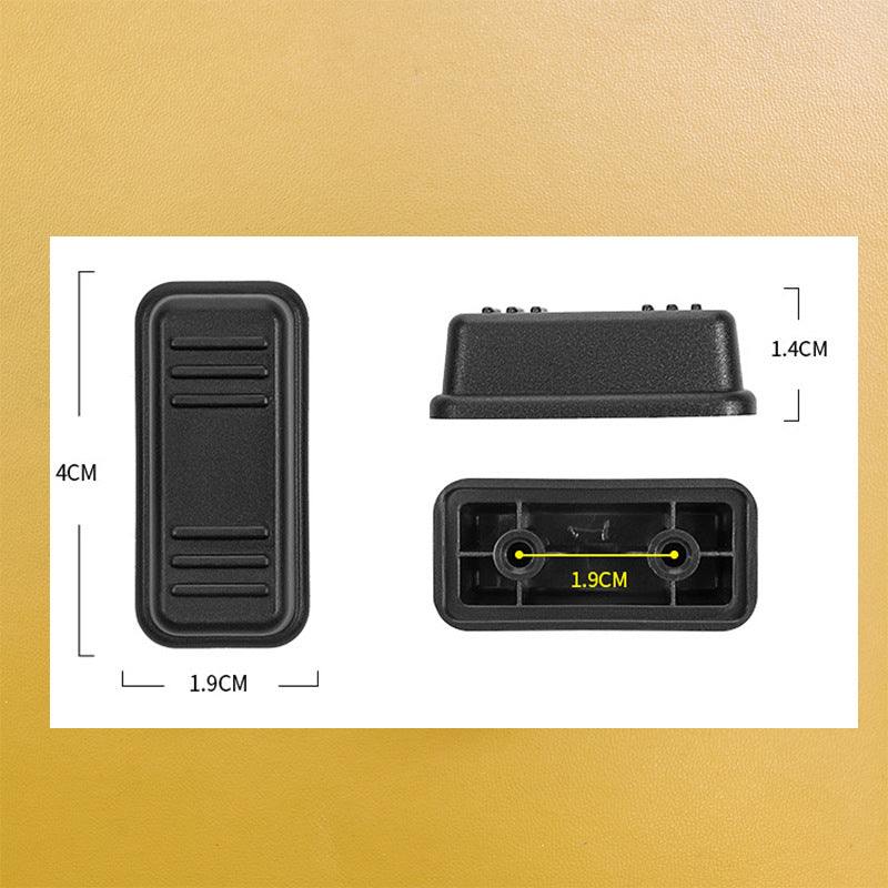 Plastic Luggage Feet, Trolley Case Stand Feet, Wear-Resistant Front Feet, Replacement Parts