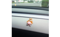 Self-Adhesive Anti-Collision Sticker Soft Door Bumper with Silicone Belly Adorable Dog Belly Sticker Playful for Furniture