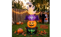 Inflatable Stack Stacked Inflate Ghost Yard Ghost Decoration Tall for Porch