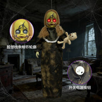 Halloween Ghost Doll Scary Halloween Hanging Doll Creepy for Stage Display