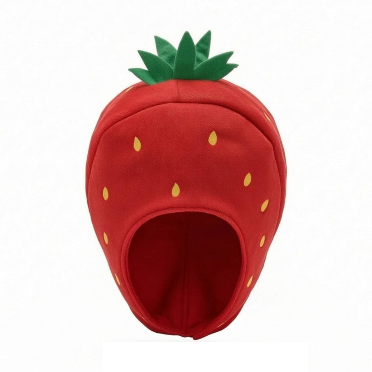 Strawberry Hat Soft Pet Hat Padded for Costume Parties
