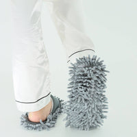 Mop Slippers Quiet Washable Microfiber Mop Shoes Highly Absorbent for Bathroom