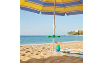 Umbrella Pole Cup Holder Adjustable Grip Beach Umbrella Beverage Holder Lightweight & Portable Clamp-on Drink for Beachgoers, Poolside
