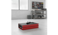 Motorcycle Lift Table Manual Motorcycle Lift with Hand Crank Sturdy Hoist Stand for Workshop