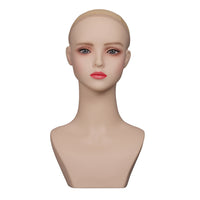 Cosplay Anime Head Model PVC Wig Display Mannequin Head for Wig Shop Window Display