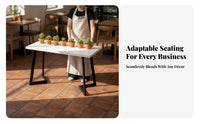 Complete Set Square Table with 4 Chairs long-lasting Construction Commercial Furniture Space-Saving Dining Group multipurpose Use for Restaurant Owners, Cafe Proprietors, Homeowners, Milk Tea Shops, Restaurants, Fast Food Outlets, Eateries