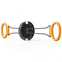 Portable Flywheel Arm Exerciser Compact Flywheel Instructor Lightweight Resistance Device with Handles Adjustable for Office, Travel