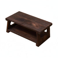 Tatami Table Easy Assembly Japanese Tea Table Rounded Edges Living Room Furniture for Balcony