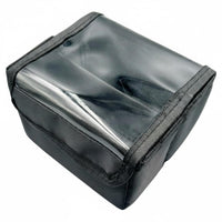 Foldable Makeup Storage Box Combination Portable Makeup Pouch Insert Construction Clear Lid Cosmetic Organizer for Travel