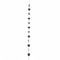 Hummingbird Rain Chain Outdoor Hanging Lotus Rain Chain Water Drainage for Eaves