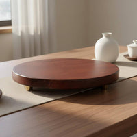 Round Wooden Base Sturdy Decorative Display Riser