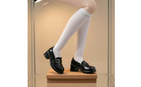 1/6 Scale Loafers Gift for Collectors Miniature Heeled Loafers Trendy