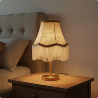Vintage Tassel Lampshade Light Luxury Design Vintage Textile Shade