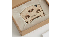 Violin Bridge Handmade Maple Violin Bridge Finely Polished Musical Instrument Part for Luthiers, Music Students