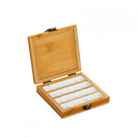 Wooden Watercolor Painter's Color Tray With Latch Bamboo Paint Storage Box Portable Color Mixing Tray for Artists, Travel