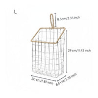 Wall Publications Rack Minimalist Wall Hanging Basket Easy to Install for Office
