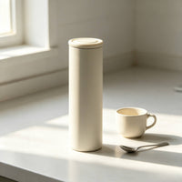 Portable Vacuum-Insulated Compress Container Compact Handheld Cooling Aid Cylindrical Bottle for Outdoor