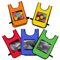 Children's Outdoor Interactive Velcro Ball Vest Game Set