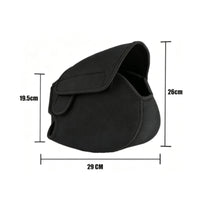 Hook-and-Loop Electric Bike Engine Cover Contoured Electric Bicycle Engine Cover Stitched Seams Cycle Accessory Matte Finish