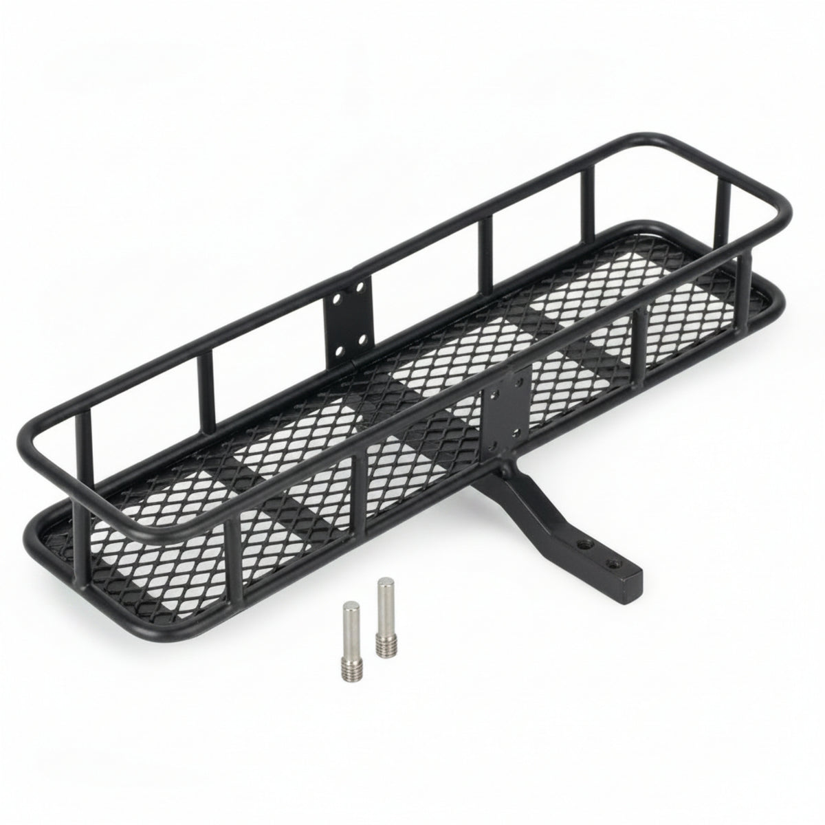 Rear Chassis Rack with Basket Easy Installation Spare Tire Storage Rack Black Spare Tire Carrier Basket for Model Builders