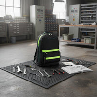 Reflective Tool Backpack Thickened Material Heavy Duty Tool Backpack