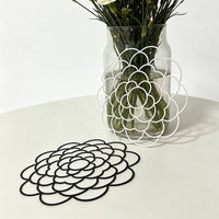 Foldable Flower Arrangement Support Grid for Vase Opening