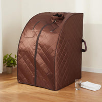 Quick Heating Single Person Infrared Sauna Easy Assembly Infrared Sauna Box Two-Way Zipper Foldable Sweat Steamer Box