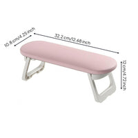 Nail Hand Pillow Oval Top Nail Hand Rest Manicure Arm Rest Pillow Portable Beauty Accessory Soft Feel