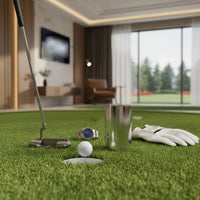 Perforated Golf Cup Brushed Metal Golf Cup Cylindrical