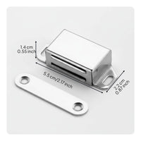 Stainless steel attractive door latch, sturdy cabinet latch, firm closure for closet drawers