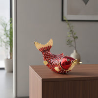 Aquatic Figurine with Rhinestones Decorative Ornament Shiny