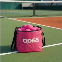 Foldable Tennis Ball Bag Zippered Tennis Ball Storage Bag Oxford Breathable for Coaches, Practice
