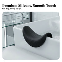 Comfortable Support Salon Shampoo Bowl Neck Rest Waterproof U-Shaped Hair Washing Pillow Ergonomic Design for Barbers, Barbershop, Spa, Home