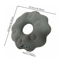 Flower Shaped Seat Cushion Breathable Pressure Relief Seat Pad Full-Day Comfort Inflatable Donut Cushion for Office Workers, Drivers, Travel, Car