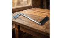Chrome-Plated Stabilizer Jack Handle 19mm Crank Handle with Socket Ergonomic Rust-Resistant for Rv Repair