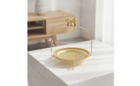 Dessert Stand with Tray Metal Cake Display Stand Decorative for Party Hosts, Weddings, Cafes