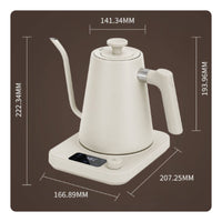 Electric Gooseneck Kettle 304 Stainless Steel Smart Electric Kettle for Baristas