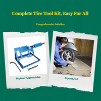 Vacuum tire changer for scooters
