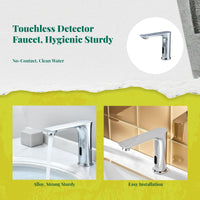 Touchless infrared faucet, temp adjustable