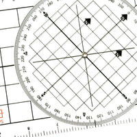 Cross-border Nautical Measuring Ruler PVC Plate Ruler with Fixed Point Separator Parallel Ruler for Chart Mapping