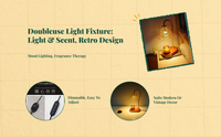 Dimmable wax melter, retro style