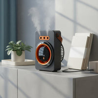 Desktop Humidifier Fan 3 Spray Holes Mini Air Circulator Rechargeable Battery