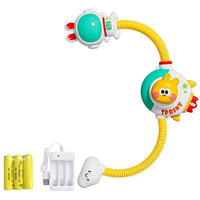 Handheld Rabbit Spaceship Shower Toy Cute Bath Toy with Shower Head Interactive for Toddlers