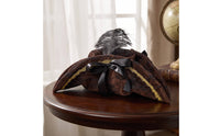 Pirate Hat with Feather and Lace Cosplay Pirate Costume Hat Oversized for Cosplayers, Carnival