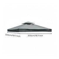Replacement Gazebo Canopy Protection Gazebo Roof Cover Heavy Duty 420D Material