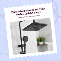 High-pressure rainfall showerhead.