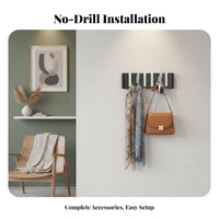 Keyboard Hook Rail Key Hook Rail Space-Saving Keyboard Hook Rail Key Hook Rack Easy Installation