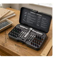 24 Pieces 24 in 1 Screwdriver Kit High Hardness Driver Set S2 Steel