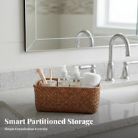 Wireframe Vanity organizer Ventilated 2-Tier Basket Shelf Minimalist Design