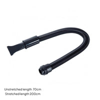Corrugated Hose Assembly Connector and Nozzle Flexible Tube Black Pet Accessory